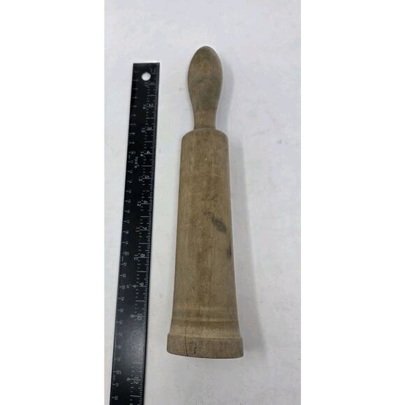 Large Primitive Wooden Masher-12” Woodenware Treenware Tamper - Picture 7 of 7